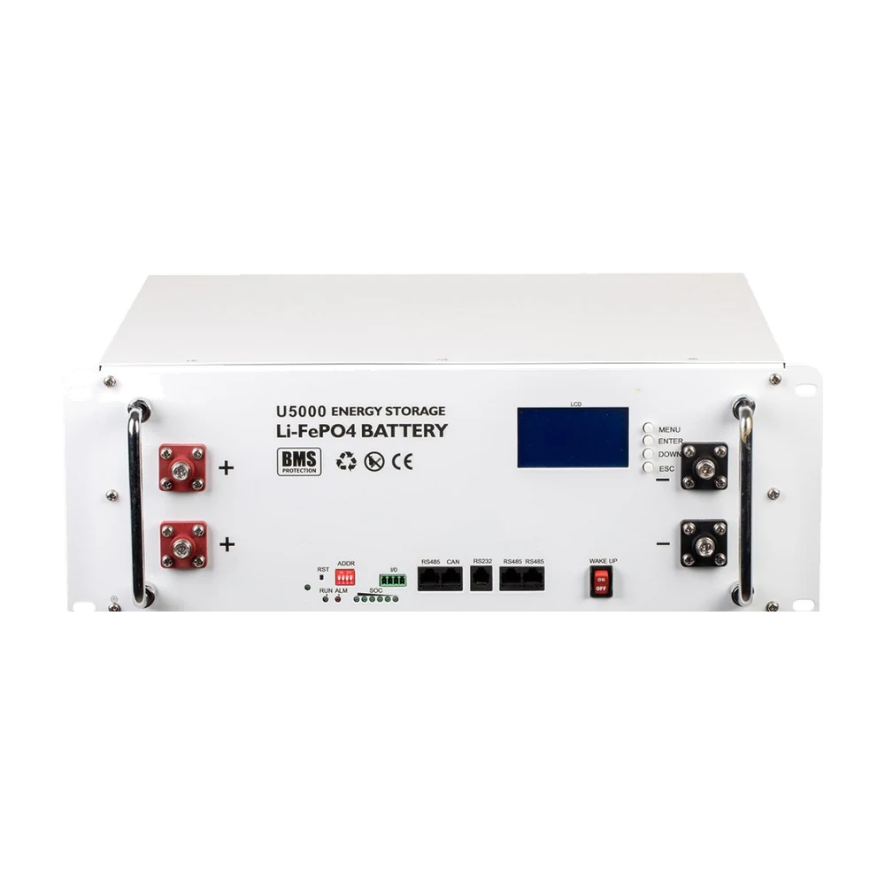 Batterie rack LiFePO4 51,2 V · 5 ou 10 kWh